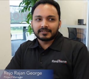 Flowtherm's new Project Manager Rejo Rajan George